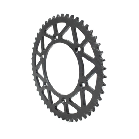 Segunda imagem do produto Coroa Red Dragon Steel Line Titânio CR 125/250 CRF 230/250/450 - Preto