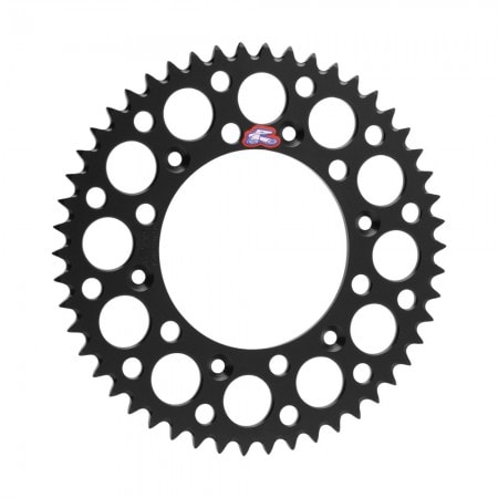 Coroa RENTHAL Alumínio KTM 125/250/300/350/400/450/500/520 - Preto
