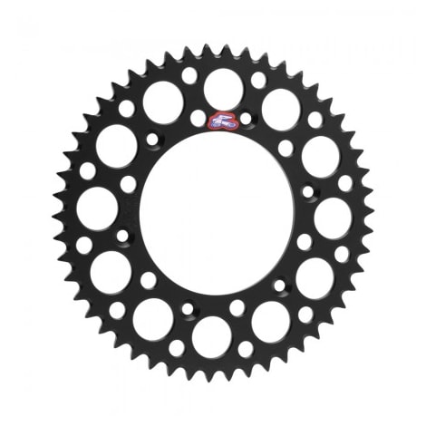 Coroa RENTHAL Alumínio KTM 125/250/300/350/400/450/500/520 - Preto