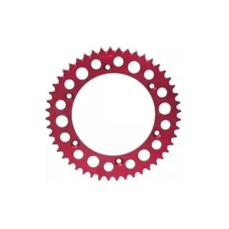 Coroa Riffel Alumínio - Honda 47T (Red)