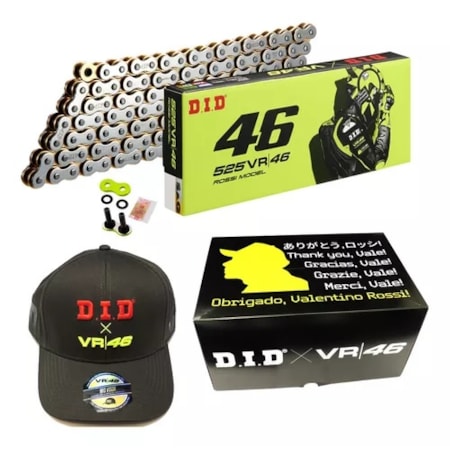 Corrente + Boné Did 520VR46 S&G 120ZB
