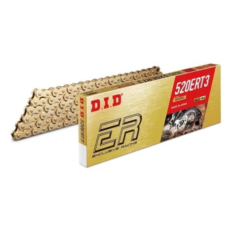Corrente Did 520ERT3-120LG Gold Até 450cc S/ Retentor