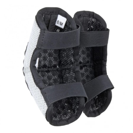 Segunda imagem do produto Cotoveleira Fox Peewee - Preto Cinza