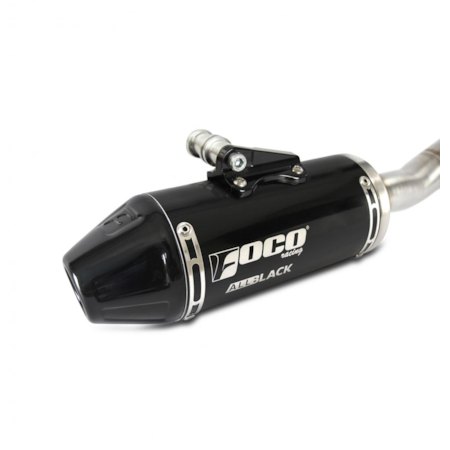 Segunda imagem do produto Escapamento Foco Completa Honda CRF 250F Strong F1 All Black