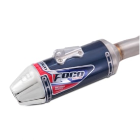 Segunda imagem do produto Escapamento Foco Completo CRF 300F Strong F1 Azul Alto Brilho B42