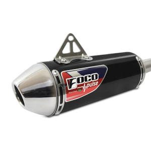 Escapamento Foco Honda Tornado Médio Pulse Preto Alto Brilho