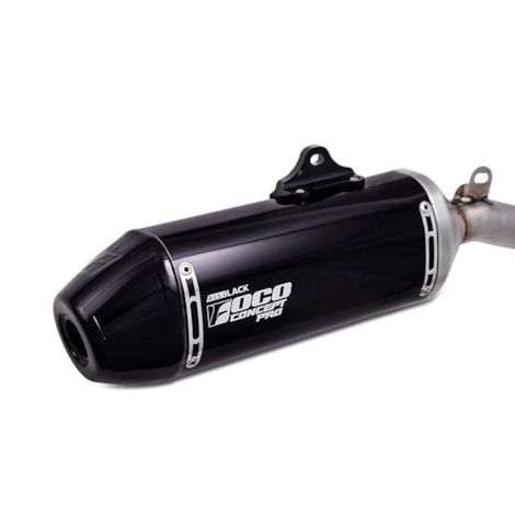 Escapamento Foco KLX 300 Médio F3 All Black