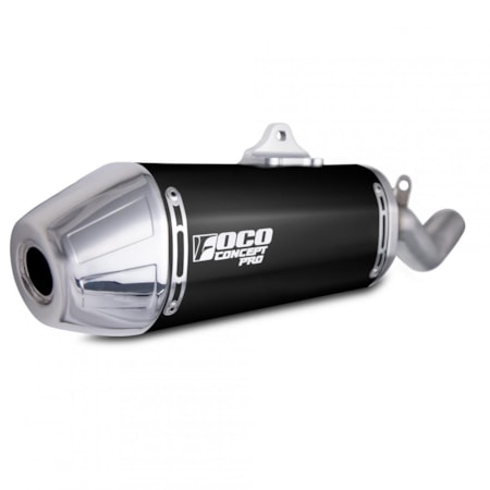 Escapamento Foco KLX 300 Médio F3 Preto