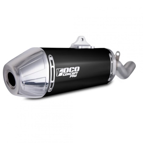 Escapamento Foco KLX 300 Médio F3 Preto