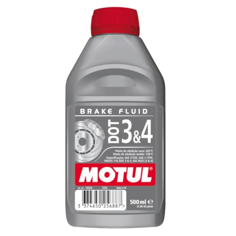 Fluido de Freio Motul DOT 3E4 Brake Fluid 500ML