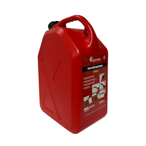 Segunda imagem do produto Galão Lupus de Abastecimento Manual 20L - Vermelho