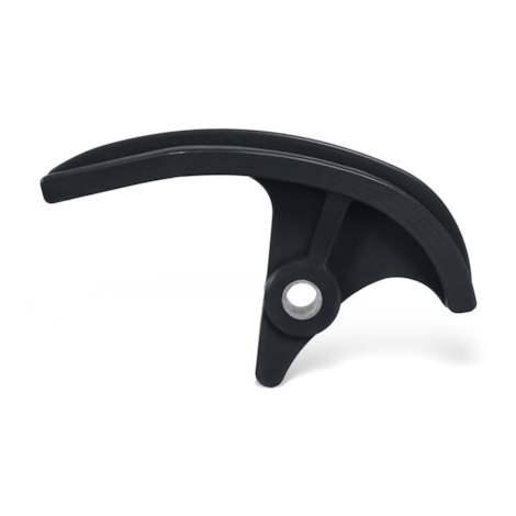 Guia de Corrente Dianteiro Biker Kawasaki Inferior Preto