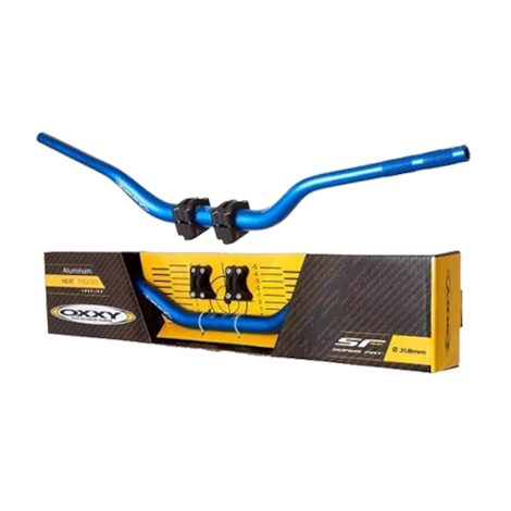 Segunda imagem do produto Guidão Oxxy Alto - Azul