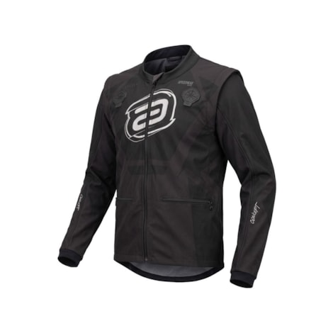 Jaqueta ASW Enduro Chevron Preto Cinza