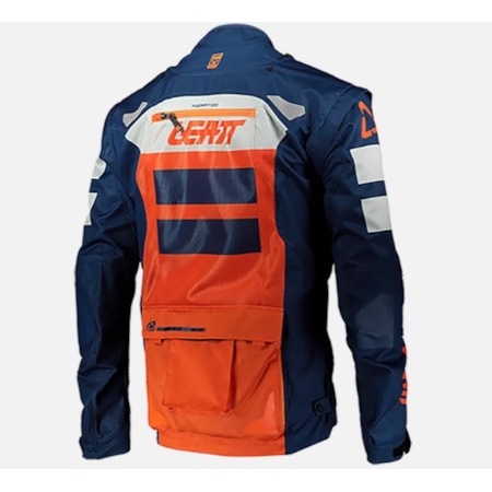 Segunda imagem do produto Jaqueta Leatt Moto 4.5 X-Flow - Azul Laranja