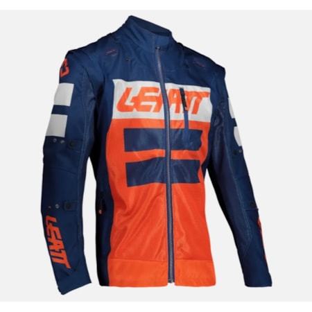 Jaqueta Leatt Moto 4.5 X-Flow - Azul Laranja