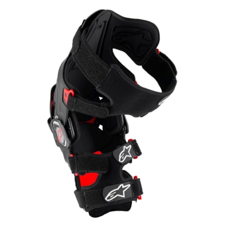 Segunda imagem do produto Joelheira Alpinestars RK 7 Plama Brace Preto Vermelho