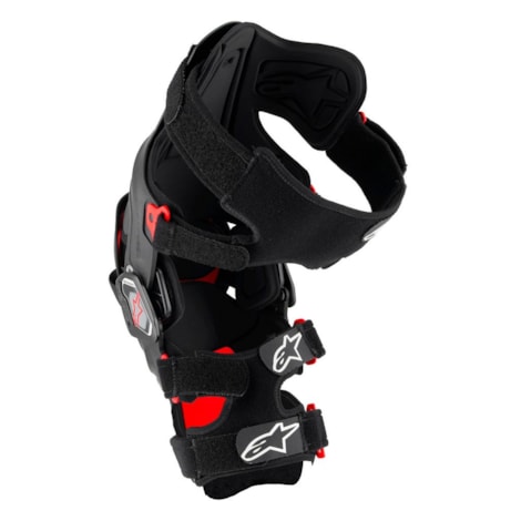 Segunda imagem do produto Joelheira Alpinestars RK 7 Plasma Brace Preto Vermelho