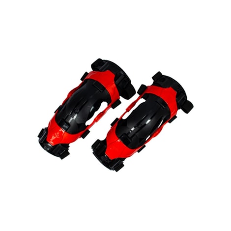 Joelheira Articulada AMX RX - Vermelho Preto