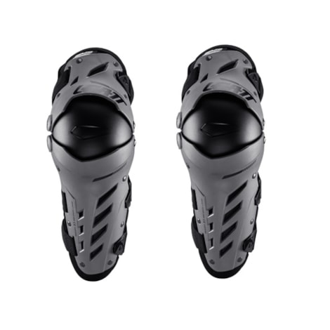 Joelheira Leatt Dual Axis - Cinza