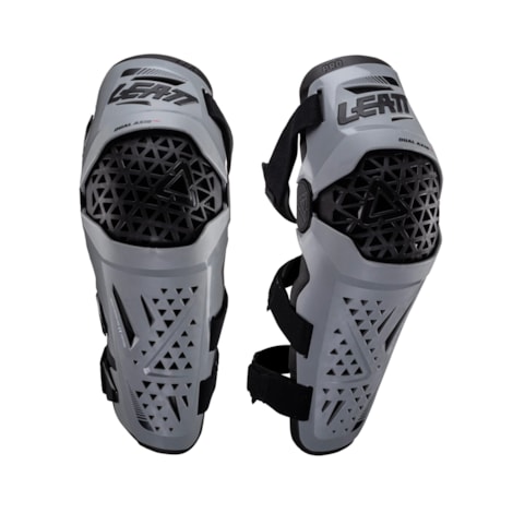 Joelheira Leatt Dual Axix Pro Cinza