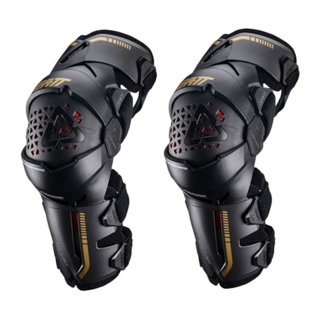 Joelheira Leatt Z-Frame Brace - Preto Dourado