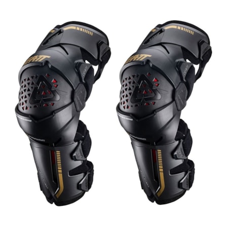 Joelheira Leatt Z-Frame Brace - Preto Dourado