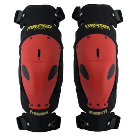 Segunda imagem do produto Joelheira MR PRO Premium Vermelho