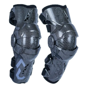 Joelheira Red Dragon Kore Preto Carbono