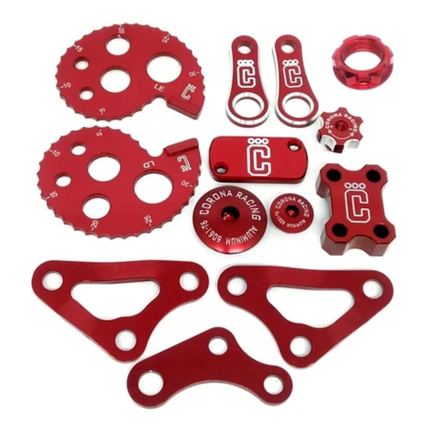 Kit 7 Peças Anodizadas Corona Honda Crf 230