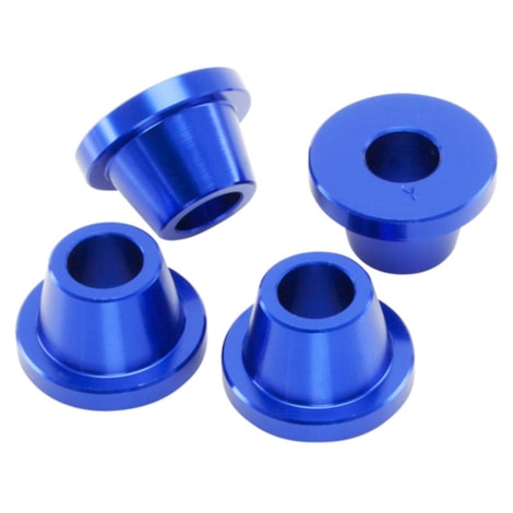 Kit Arruela Espaçadora Zeta 4 Peças KXF250 (15/23) KX450F (12/23) - Azul