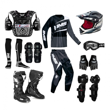 Kit Equipamento 10 Peças Cinza