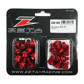 Kit Parafuso P/ Fixar Plástico Zeta CRF250R 18/21 CRF450R 17/20 CRF450X 19/23 CRF450L 19/20 - Vermelho