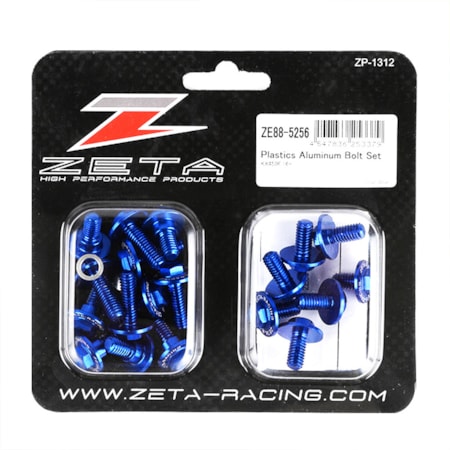 Kit Parafuso P/ Fixar Plástico Zeta KXF250 21/23 KXF450 16/23 - Azul