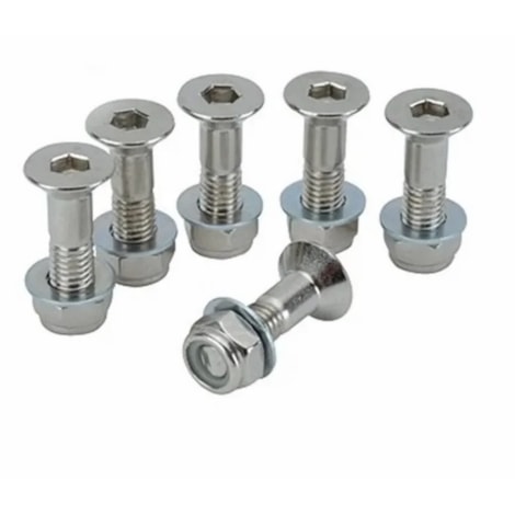 Segunda imagem do produto Kit Parafuso Red Dragon Fixação da Coroa M8 32MM