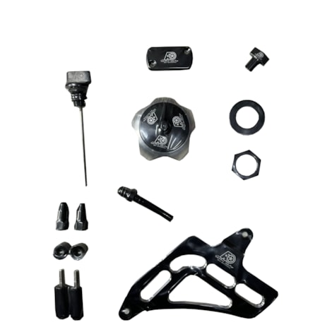 Kit Peças Anotizadas A System Racing 7 Peças CRF 230 - Preto