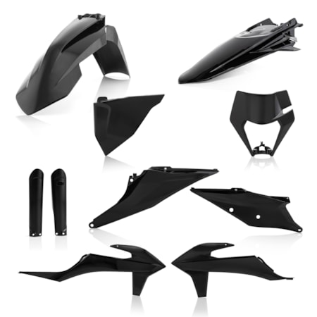 Kit Plastico Acerbis KTM EXCF 250/350/450 20/21 XCFW 350 20/21 - Preto