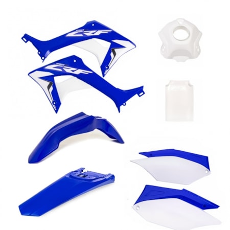 Kit Plástico AMX CRF 250F - Azul Branco Branco