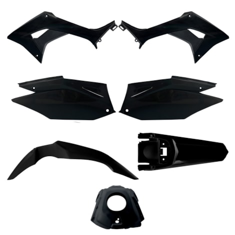 Kit Plástico Avtec CRF 250F - Preto