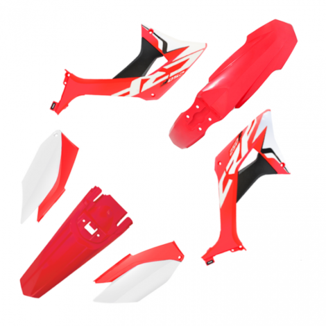 Kit Plástico Biker Evo CRF 250F - Vermelho Branco