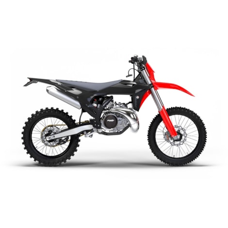 Segunda imagem do produto Kit Plástico Biker MXF TSX 250/300 26 Preto Vermelho