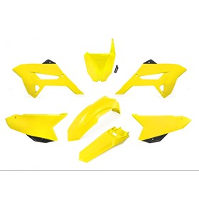 Kit Plástico Biker R1de CRF 230 08/18 - Amarelo Neon