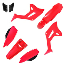 Kit Plástico Biker R1de CRF 250F - Vermelho