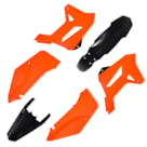 Kit Plástico Biker R1de XR 250 Tornado - Laranja Preto