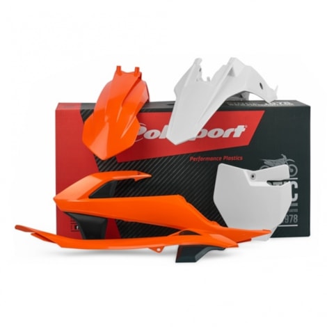 Kit Plástico Polisport KTM 65 16/18 - Laranja
