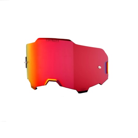 Lente 100% Armega Hiper Espelhada Vermelho