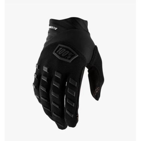 Segunda imagem do produto Luva 100% Airmatic Infantil - Preto Charcoal