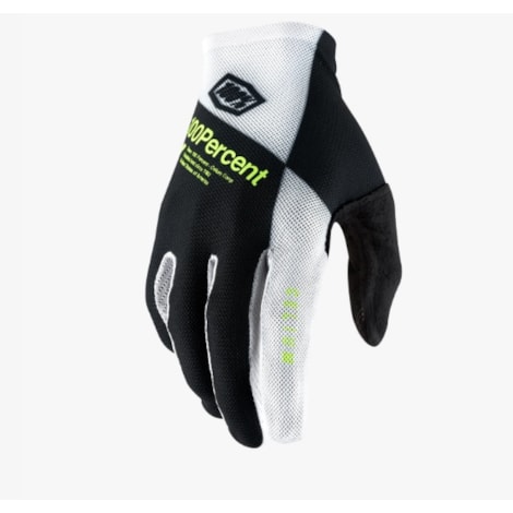 Luva 100% Celium - Preto Branco Amarelo Flúor
