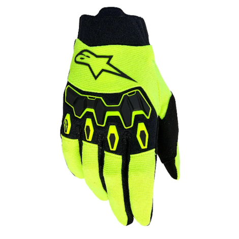Luva Alpinestars Full Bore V2 Laranja Preto