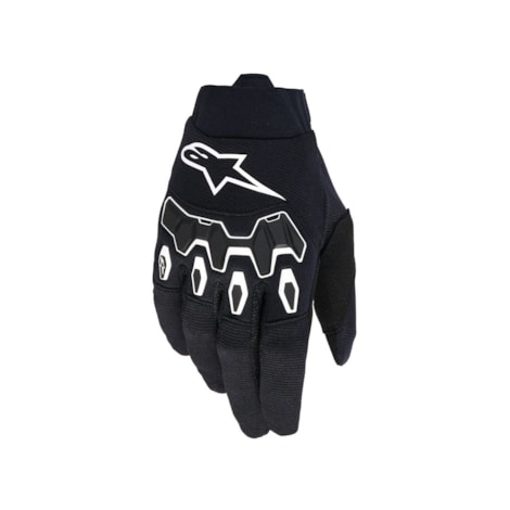 Luva Alpinestars Full Bore V2 Preto Branco